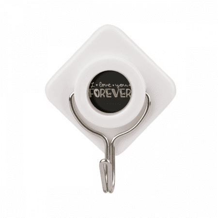 love you forever quote style Adhesive Wall Hooks Hanging Self Sticky