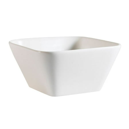 Square Bowl 22 Oz. 6 Porcelain Pack of 4