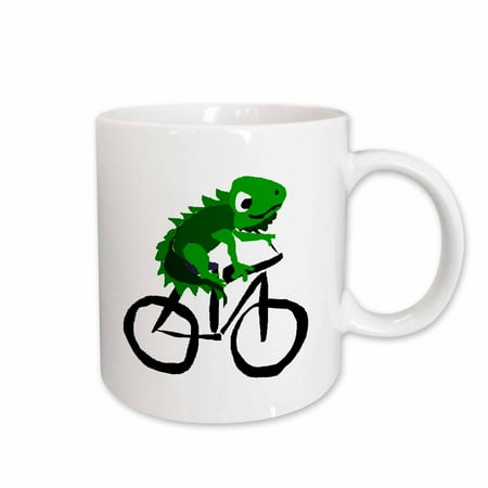3dRose Funny Green Iguana Riding Bicycle Primitive Art Ceramic Mug 11-ounce
3dRose Funny Green Iguana Riding Bicycle Primitive Art Ceramic Mug 11-ounce