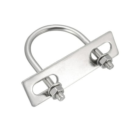 Uxcell M6 42mm Inner Width U-Bolts 304 Stainless Steel 4 Pack