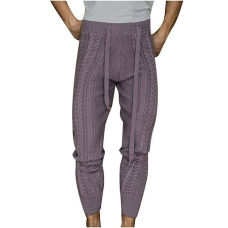 Dadaria High Waisted Pants for Men Dressy Plus Size Spring Solid Color Pattern Drawstring Slim Knit Small Feet Cropped Trousers Purple M Female
Dadaria High Waisted Pants for Men Dressy Plus Size Spring Solid Color Pattern Drawstring Slim Knit Small Feet Cropped Trousers Purple M Female