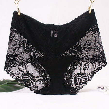 Vikakiooze Fashion Sexy Ladies Transparent Lace Panties Big Size Cotton Hollow Breathable Quality Underwear for Women
Vikakiooze Fashion Sexy Ladies Transparent Lace Panties Big Size Cotton Hollow Breathable Quality Underwear for Women