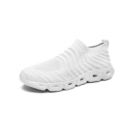 Rockomi Mens Sport Shoes Slip On Sneakers Memory Foam Running Shoe Men Anti-slip Comfort Trainers Lightweight Mesh Athletic Sneaker White 8.5
Rockomi Mens Sport Shoes Slip On Sneakers Memory Foam Running Shoe Men Anti-slip Comfort Trainers Lightweight Mesh Athletic Sneaker White 8.5