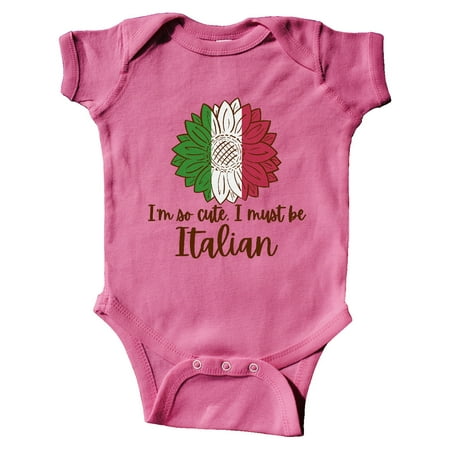 Inktastic I m So Cute I Must be Itlian Sunflower Gift Baby Boy or Baby Girl Bodysuit
Inktastic I m So Cute I Must be Itlian Sunflower Gift Baby Boy or Baby Girl Bodysuit