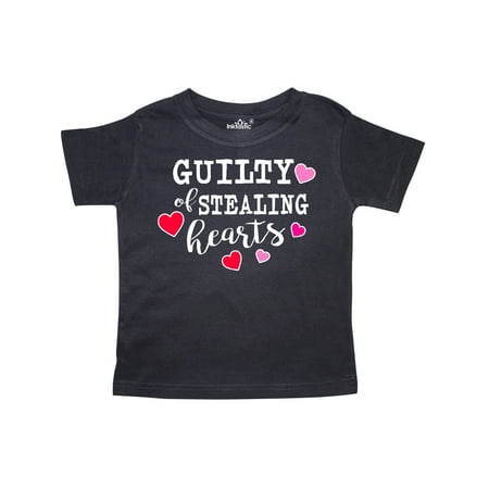 Inktastic Guilty of Stealing Hearts Gift Toddler Boy or Toddler Girl T-Shirt