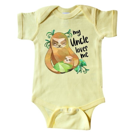 Inktastic My Uncle Loves Me- Cute Sloth and Baby Gift Baby Boy or Baby Girl Bodysuit
Inktastic My Uncle Loves Me- Cute Sloth and Baby Gift Baby Boy or Baby Girl Bodysuit