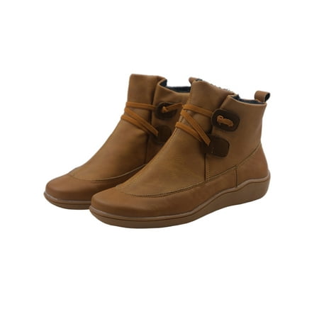 SIMANLAN Womens Winter Warm Snow Boots Lightweight Closed Toe Anti Slip Soft Outdoor Flat Shoes
SIMANLAN Womens Winter Warm Snow Boots Lightweight Closed Toe Anti Slip Soft Outdoor Flat Shoes