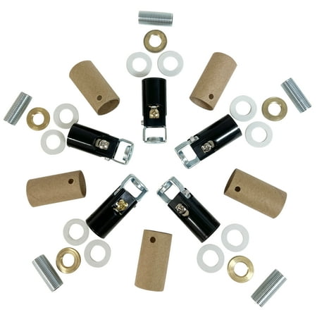 National Artcraft Compact Threaded Candelabra Socket with Mounting Hardware Kit - 5/Pack
National Artcraft Compact Threaded Candelabra Socket with Mounting Hardware Kit - 5/Pack