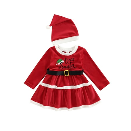 Gwiyeopda Kids Toddler Girl Christmas Dress Santa Claus Princess Red Dress Crew Neck Letter Print Long Sleeves Dress
Gwiyeopda Kids Toddler Girl Christmas Dress Santa Claus Princess Red Dress Crew Neck Letter Print Long Sleeves Dress