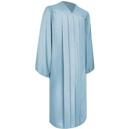Endea Church Matte Choir Robe (66 (6 9 - 6 11 ) Light Blue)
