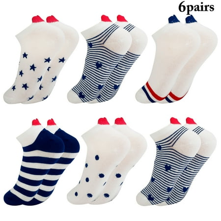 Coofit 6 Pairs Women Ankle Socks Cute Printed Tab Socks Low Cut Summer Socks for Girls
Coofit 6 Pairs Women Ankle Socks Cute Printed Tab Socks Low Cut Summer Socks for Girls