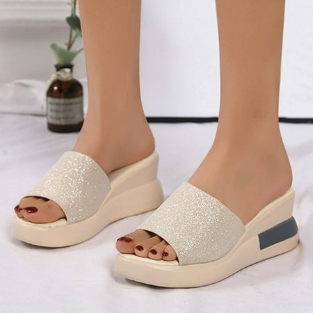 Fashion Thick Wedges Sandals Casual Leisure Breathable Shoes Womens Outdoor Soled Women s Sandals Note Please Buy One Or Two Sizes Larger
Fashion Thick Wedges Sandals Casual Leisure Breathable Shoes Womens Outdoor Soled Women s Sandals Note Please Buy One Or Two Sizes Larger