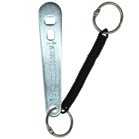 1pk Metal Oxygen Cylinder Wrench w/Bungee Cord