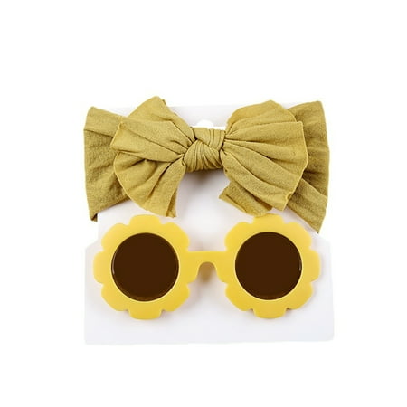 8 Colors Toddler Kids Girl Headwear Sunglasses Set Cute Flower Glasses and Headband for Photography
8 Colors Toddler Kids Girl Headwear Sunglasses Set Cute Flower Glasses and Headband for Photography