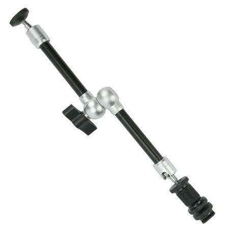 

Camera Friction Arm Aluminum Alloy Cold Shoe Head Design Friction Arm With 1/4in Screw For Flash Lights For LCD Monitor For DV Monitor For Microphone