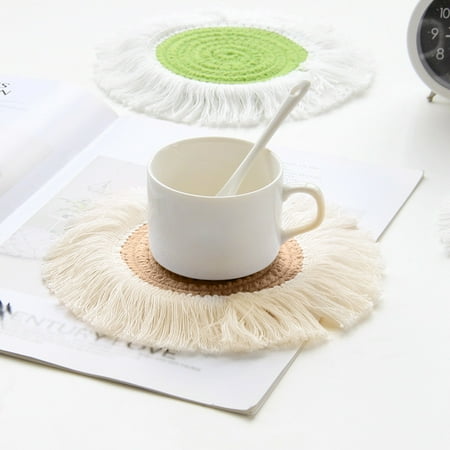 NIUREDLTD 14cm Cotton Insulation Mat Meal Mat Woven Anti Scalding Table Mat Bowl Mat Nordic Simple Pot Mat Cotton Insulation Mat
NIUREDLTD 14cm Cotton Insulation Mat Meal Mat Woven Anti Scalding Table Mat Bowl Mat Nordic Simple Pot Mat Cotton Insulation Mat