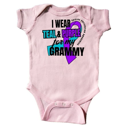 Inktastic Suicide Prevention I Wear Teal and Purple for My Grammy Gift Baby Boy or Baby Girl Bodysuit
Inktastic Suicide Prevention I Wear Teal and Purple for My Grammy Gift Baby Boy or Baby Girl Bodysuit