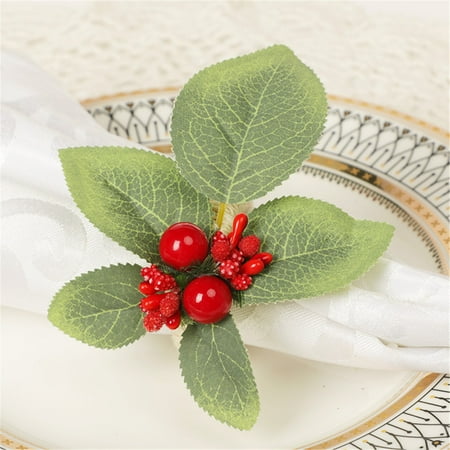 Christmas Flowers Artificial For Decoration,Christmas Decoration Napkin Ring Simulation Flower Decoration Home Napkin Ring
Christmas Flowers Artificial For Decoration,Christmas Decoration Napkin Ring Simulation Flower Decoration Home Napkin Ring