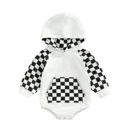 Baby Boy Girl Checkerboard Romper Tops Long Sleeve Onesie Sweatshirt Color Patchwork Shirt Infant Toddler Fall Clothes
Baby Boy Girl Checkerboard Romper Tops Long Sleeve Onesie Sweatshirt Color Patchwork Shirt Infant Toddler Fall Clothes