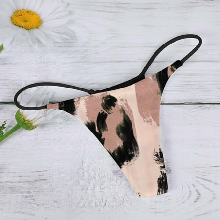 〖Roliyen〗Thongs For Women Thong Fashion Floral Print Comfortable Breathable Low Waist Panties
〖Roliyen〗Thongs For Women Thong Fashion Floral Print Comfortable Breathable Low Waist Panties