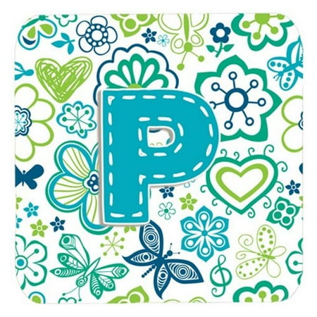 Carolines Treasures CJ2006-PFC Letter P Flowers And Butterflies Teal Blue Foam Coasters- Set Of 4
Carolines Treasures CJ2006-PFC Letter P Flowers And Butterflies Teal Blue Foam Coasters- Set Of 4