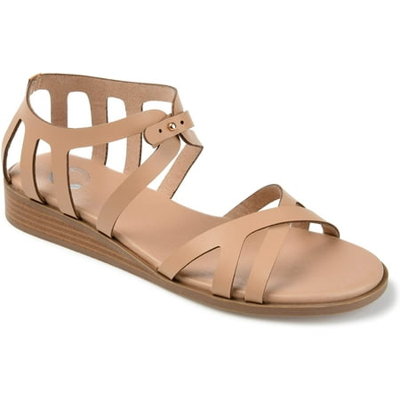 Journee Collection Womens Comfort Foam Monro Sandal 7.5 Tan