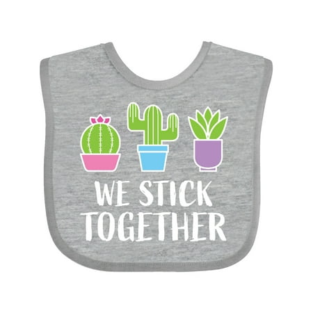 Inktastic We Stick Together with Cacti and Succulent Gift Baby Boy or Baby Girl Bib
Inktastic We Stick Together with Cacti and Succulent Gift Baby Boy or Baby Girl Bib