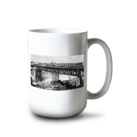 15 fl oz Ceramic Mug Spokane Washington View of Spokane Falls and Bridge Dishwasher & Microwave Safe
15 fl oz Ceramic Mug Spokane Washington View of Spokane Falls and Bridge Dishwasher & Microwave Safe