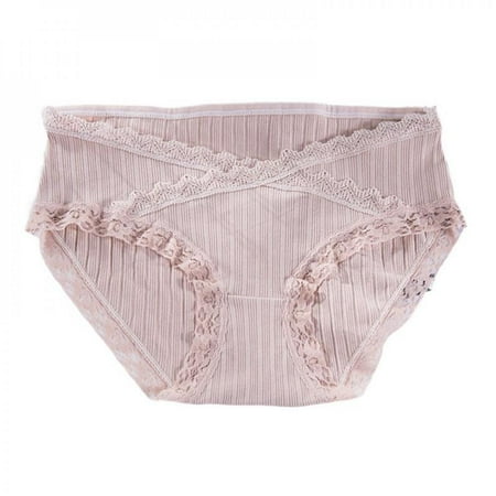 Fantadool Women Lace Splicing Panties Soild Color Breathable Briefs for Ladies Mid Waist Seamless Intimates Panty
Fantadool Women Lace Splicing Panties Soild Color Breathable Briefs for Ladies Mid Waist Seamless Intimates Panty