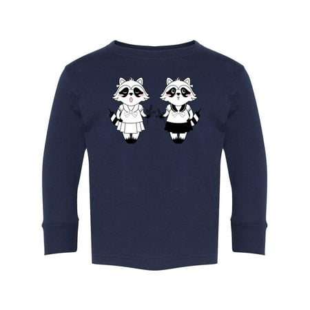 Two Racoons In A Uniform Long Sleeve Toddler -Image by Shutterstock 2 Toddler