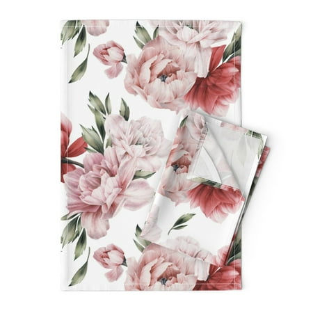 Printed Tea Towel Linen Cotton Canvas - Pink Spring Floral Peony Shabby Chic Pastel Color Print Decorative Kitchen Towel by Spoonflower
Printed Tea Towel Linen Cotton Canvas - Pink Spring Floral Peony Shabby Chic Pastel Color Print Decorative Kitchen Towel by Spoonflower