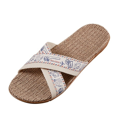 Slippers for Women Slippers for Fashion Ladies Women Breathable Bohemia Beach Slip On Shoes Flats Casual Sandals House Slippers Pu 42-43
Slippers for Women Slippers for Fashion Ladies Women Breathable Bohemia Beach Slip On Shoes Flats Casual Sandals House Slippers Pu 42-43