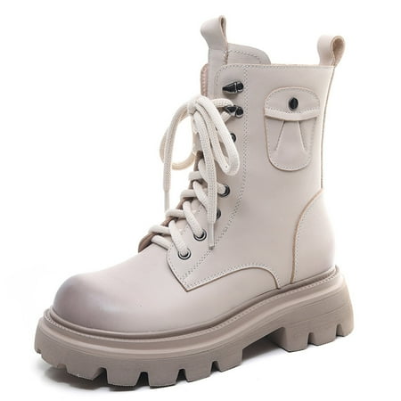 Women‘s Round Toe Fleece Liner Combat Boots Thick Bottom Short Boots Women‘s Footwear
Women‘s Round Toe Fleece Liner Combat Boots Thick Bottom Short Boots Women‘s Footwear