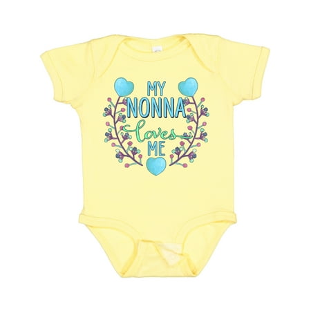 Inktastic My Nonna Loves Me with Flowers and Hearts Gift Baby Boy or Baby Girl Bodysuit
Inktastic My Nonna Loves Me with Flowers and Hearts Gift Baby Boy or Baby Girl Bodysuit
