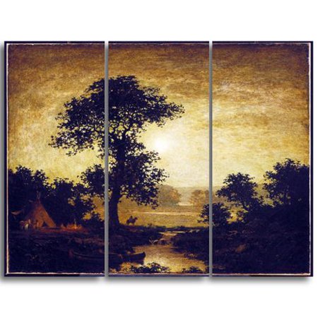 DESIGN ART 'Ralph Albert Blake - Moonlight' Canvas Art Print