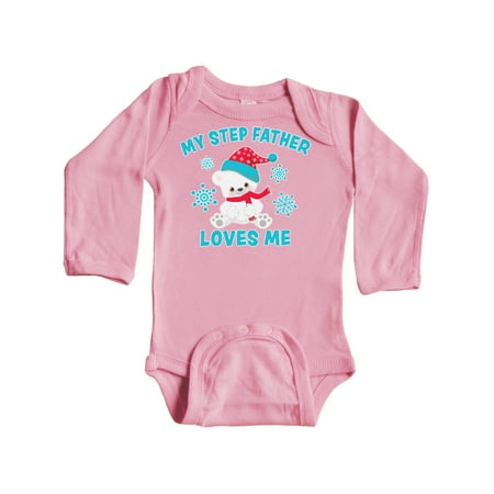 Inktastic Polar Bear My Step Father Loves Me in Santa Hat Gift Baby Boy or Baby Girl Long Sleeve Bodysuit
Inktastic Polar Bear My Step Father Loves Me in Santa Hat Gift Baby Boy or Baby Girl Long Sleeve Bodysuit