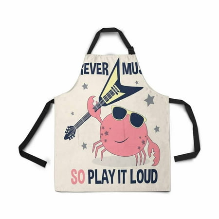 ASHLEIGH Adjustable Bib Apron for Women Men Girls Chef with Pockets Music Crab Novelty Kitchen Apron for Cooking Baking Gardening Pet Grooming Cleaning
ASHLEIGH Adjustable Bib Apron for Women Men Girls Chef with Pockets Music Crab Novelty Kitchen Apron for Cooking Baking Gardening Pet Grooming Cleaning