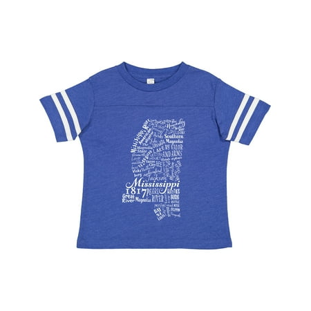 Inktastic Mississippi State Word Salad Gift Toddler Boy or Toddler Girl T-Shirt