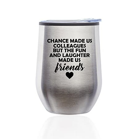 Stemless Wine Tumbler Coffee Travel Mug Glass with Lid Coworker Colleague Friend Gift (Silver)
Stemless Wine Tumbler Coffee Travel Mug Glass with Lid Coworker Colleague Friend Gift (Silver)