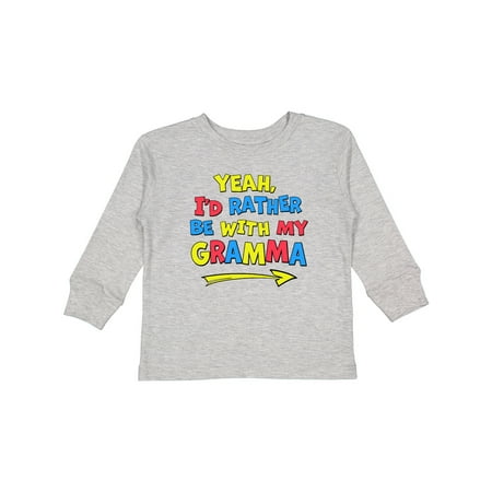 Inktastic Yeah I d Rather Be with My Gramma in Red Yellow and Blue Gift Toddler Boy or Toddler Girl Long Sleeve T-Shirt
Inktastic Yeah I d Rather Be with My Gramma in Red Yellow and Blue Gift Toddler Boy or Toddler Girl Long Sleeve T-Shirt