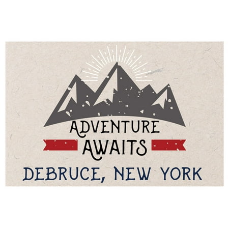 Debruce New York Souvenir 2x3 Inch Fridge Magnet Adventure Awaits Design
