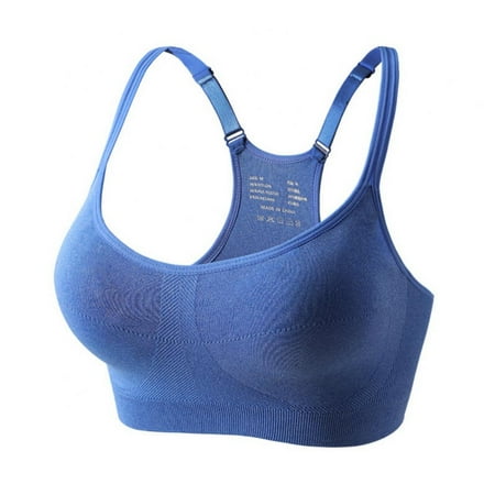 Racerback Sports Bra for Women Seamless High Impact Running Yoga Gym Workout Bras