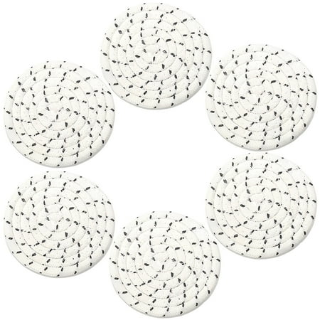 6Pcs Placemats Stain-Resistant Anti-Skid Washable Cup Cushion Round Insulation Pad Braid Coaster Kitchen Supplies Decoration White
6Pcs Placemats Stain-Resistant Anti-Skid Washable Cup Cushion Round Insulation Pad Braid Coaster Kitchen Supplies Decoration White