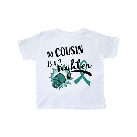 Inktastic Ovarian Cancer Awareness My Cousin is a Fighter Gift Toddler Boy or Toddler Girl T-Shirt
Inktastic Ovarian Cancer Awareness My Cousin is a Fighter Gift Toddler Boy or Toddler Girl T-Shirt