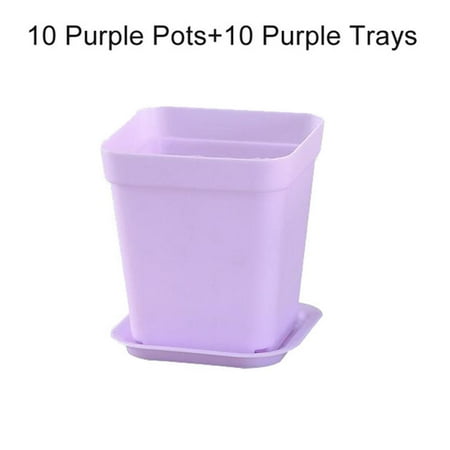 10pcs 7 Colors Avilable Thicken Flower Pots Planters Pot Trays Plastic Pots Creative Small Square Pots for Succulent Plants
10pcs 7 Colors Avilable Thicken Flower Pots Planters Pot Trays Plastic Pots Creative Small Square Pots for Succulent Plants