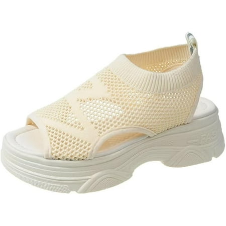 Women Flatform Sandals Ultra Cushion Lightweight Non-slip Mesh Casual Open Toe Outdoor Sandals
Women Flatform Sandals Ultra Cushion Lightweight Non-slip Mesh Casual Open Toe Outdoor Sandals