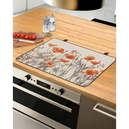 Orange Spring Floral Stove Top Covers for Electric Stove Heat Insulation Fireproof Glass Cooktop Cover Counter Top Glass Stove Cover for Prevent Scratches 36 x21 Watercolor Farmhouse Botanical
Orange Spring Floral Stove Top Covers for Electric Stove Heat Insulation Fireproof Glass Cooktop Cover Counter Top Glass Stove Cover for Prevent Scratches 36 x21 Watercolor Farmhouse Botanical