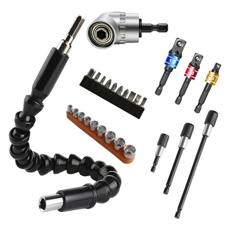 Universal Screwdriver Angled Bit Holder Screw Driver Tool Attachment Drill Bit Compact Power Drill Extension Attachment for
Universal Screwdriver Angled Bit Holder Screw Driver Tool Attachment Drill Bit Compact Power Drill Extension Attachment for
