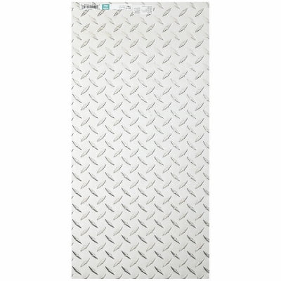 National 4220BC 24 x 12 .063 Gauge Diamond Plate Sheet Designed With Non-S