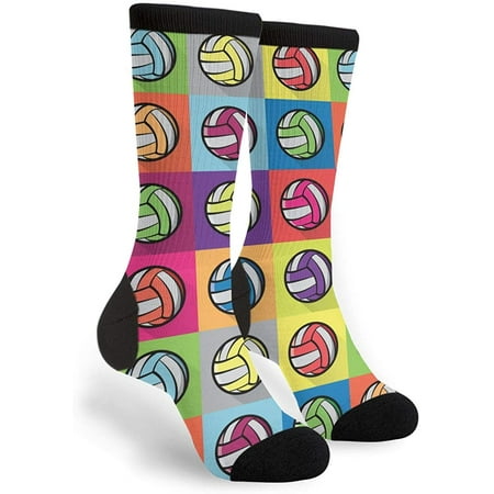 Colorful Volleyball Ball Printed Socks Men s Women s Crew Socks Funny Crazy Novelty Socks
Colorful Volleyball Ball Printed Socks Men s Women s Crew Socks Funny Crazy Novelty Socks